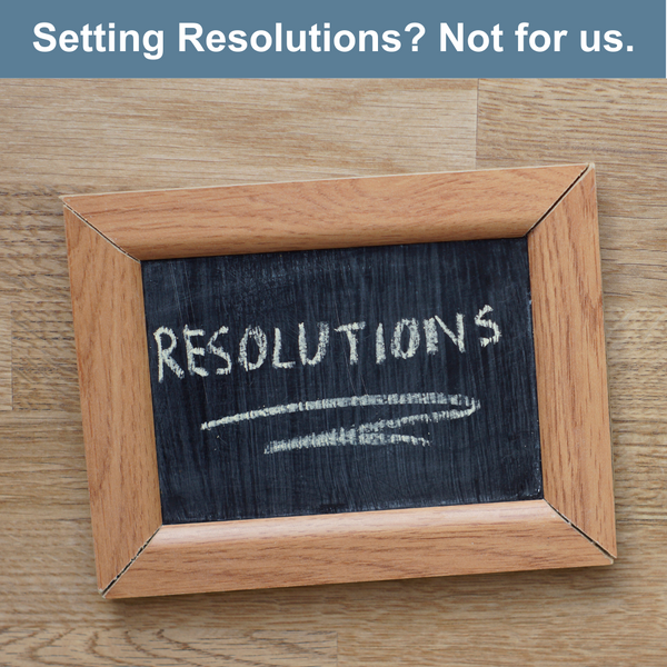 Setting Resolutions? Let's try wellbeing instead.